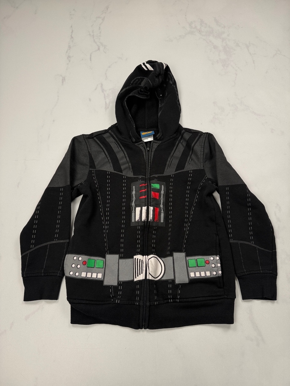 Star Wars Graphic Hoodie Black Modern Streetwear - Boys 8